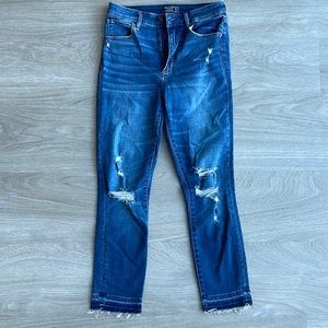 Womens Abercrombie & Fitch Jeans Size 27 4s High Rise Ankle Like New